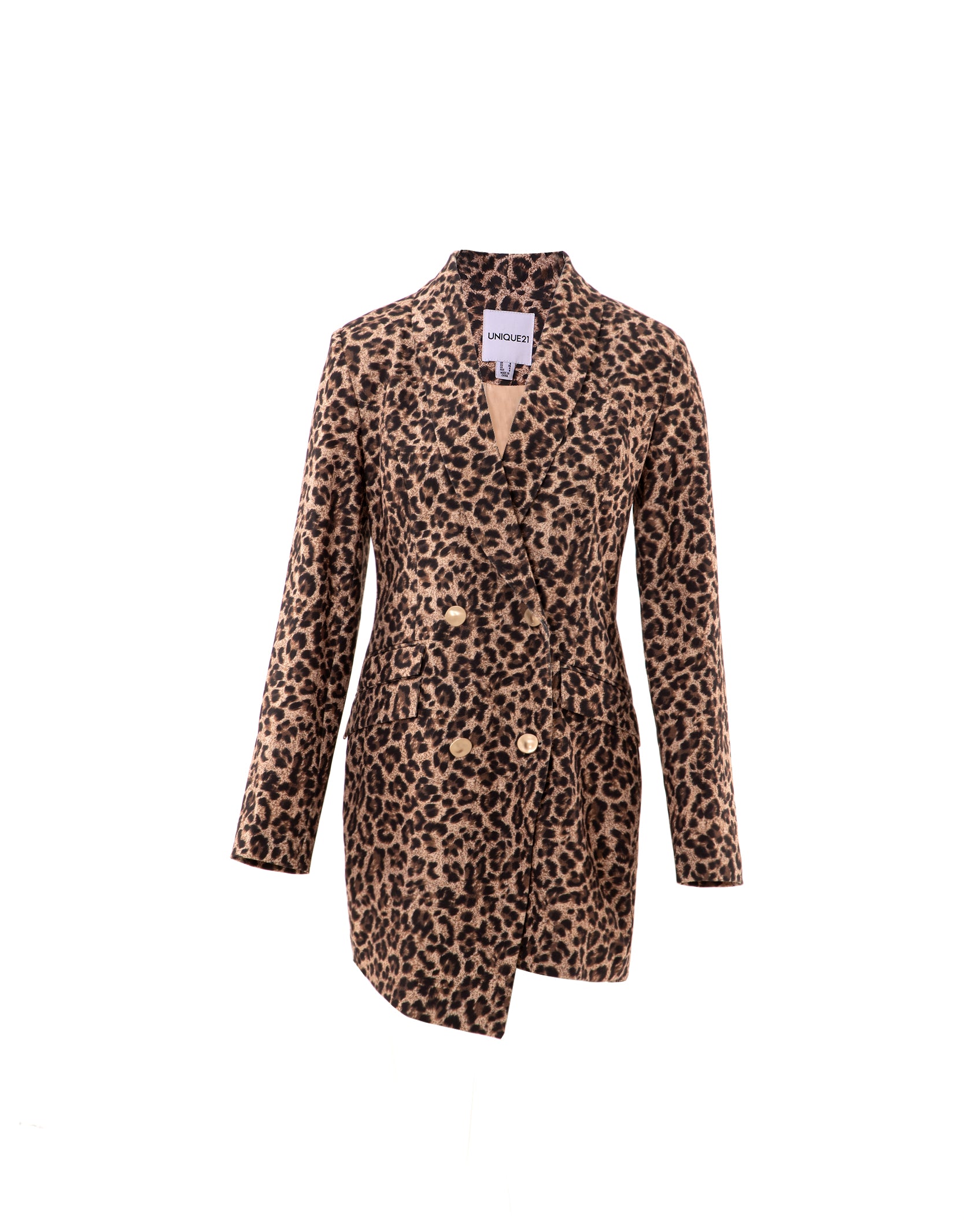 Leopard print blazer size 20 best sale